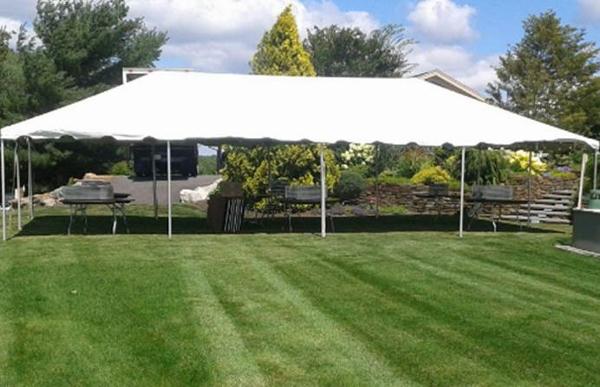 20' x 40' frame tent - 1 piece top